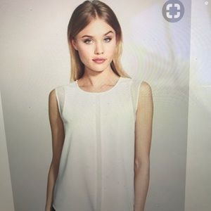 Trouve white shell blouse